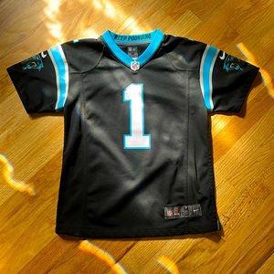 Nike NFL Carolina Panthers Cam Newton Jersey youth medium